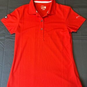 PUMA Golf/Tennis Polo Women’s Size X-Small Red New With Tags